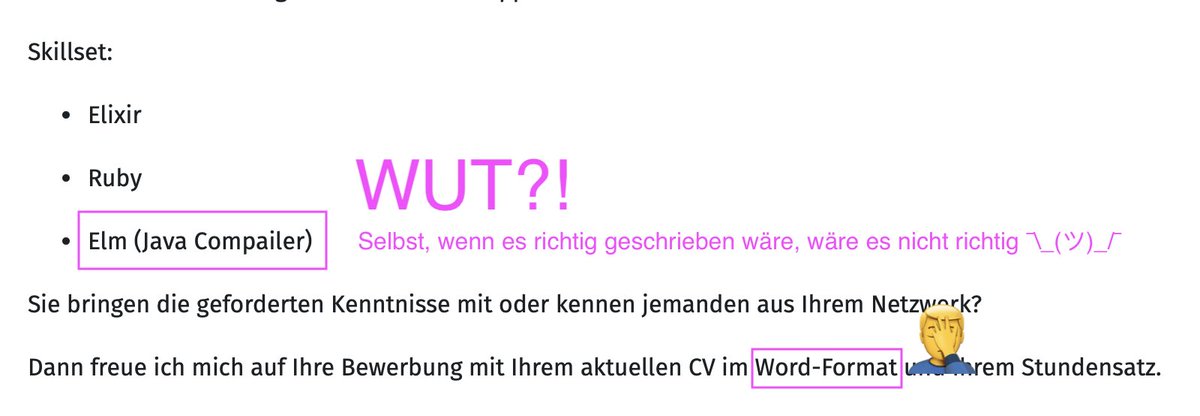 1x kurz checken, ob Recruiter-Mails in den letzten Jahren besser geworden sind…