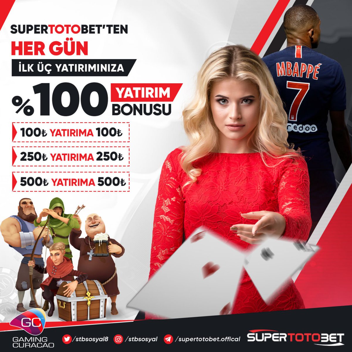 🌟Her Gün İlk Üç Yatırıma %100 Bonus! 🔶Her Hün Yapılan ilk Üç Yatırıma Sırasıyla 🔷100₺ , 250₺ ve 500₺ Yatırım Bonusu! 💰Ayrıca Supertotobet'te Kripto ile 🌐5.000.000 TL'ye Kadar Çekim İmkanı! ✅Avantajlar Dünyası Supertotobet'e Katıl ⚡️Farkı Bonuslarına Kadar Yaşa!