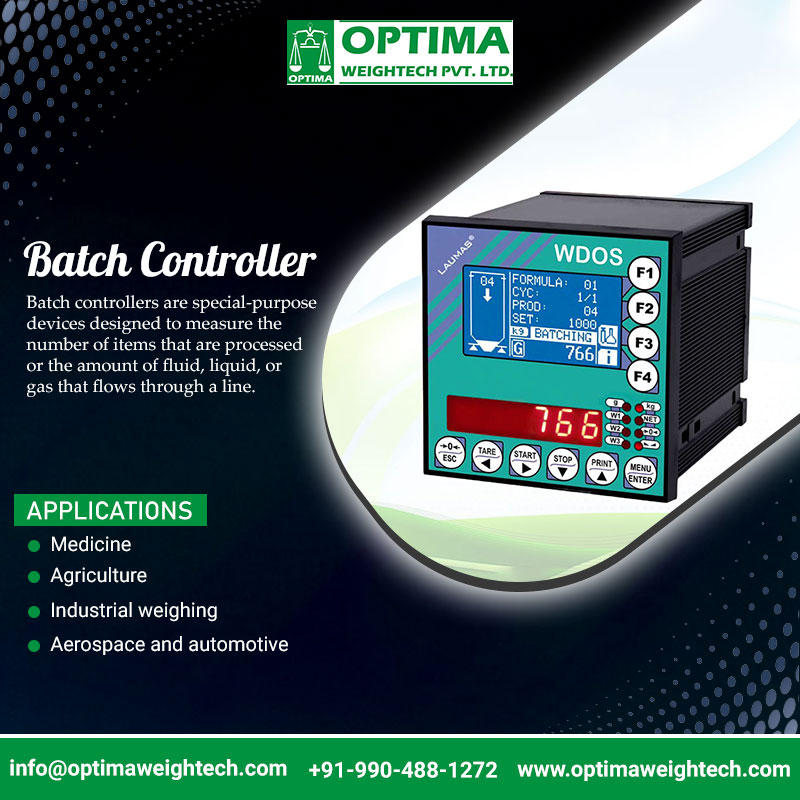 optima_weigh's tweet image. #OptimaWeightechPrivateLimited supplier and manufacturer of Batch Controller. #BatchController is a compact and robust Batching controller that offers exceptional advanced filtering, and stability to perform heavy industrial environmental interference.
optimaweightech.com/batch-controll…
