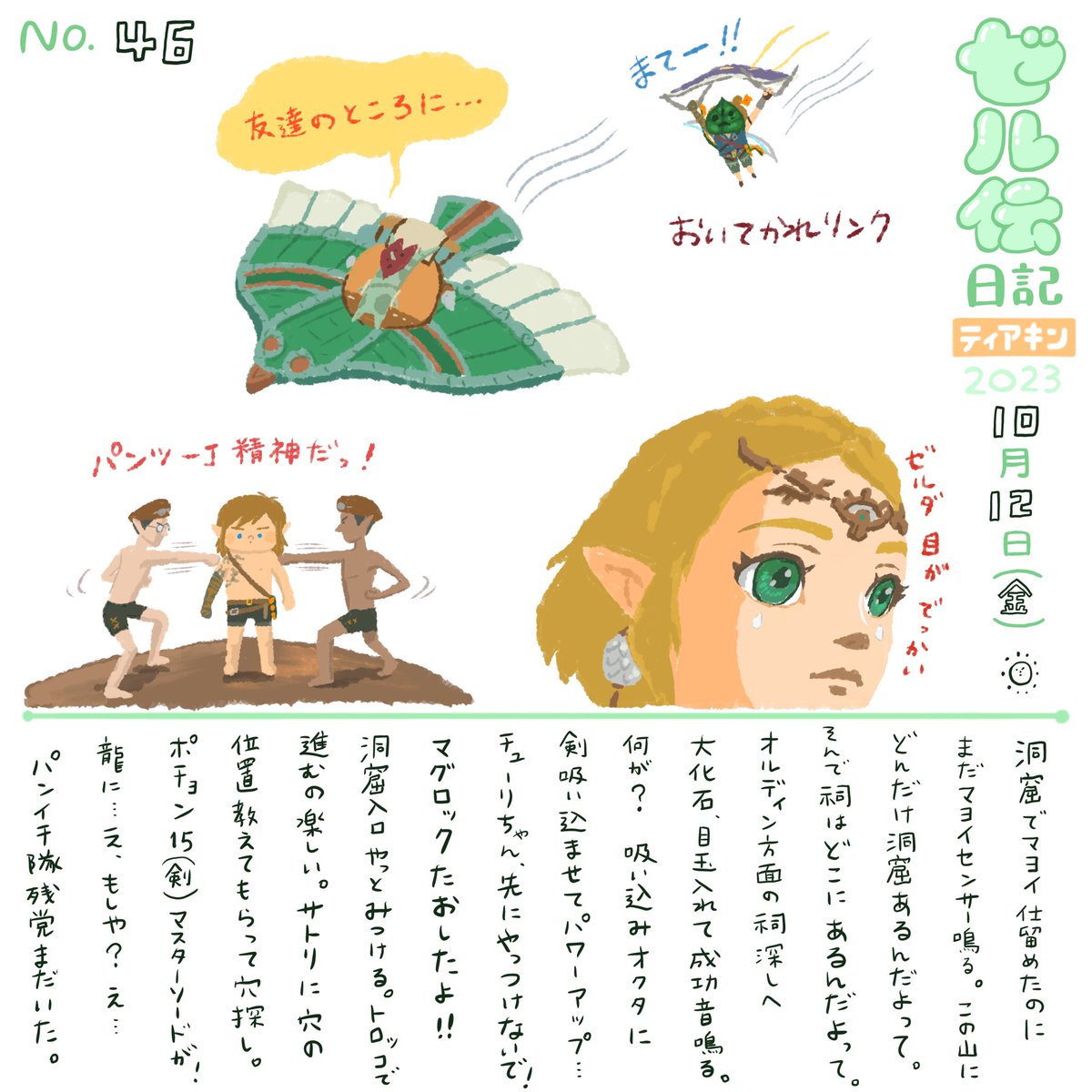 祠探し中
#ゼル伝日記 #ティアキン #ゼルダの伝説 