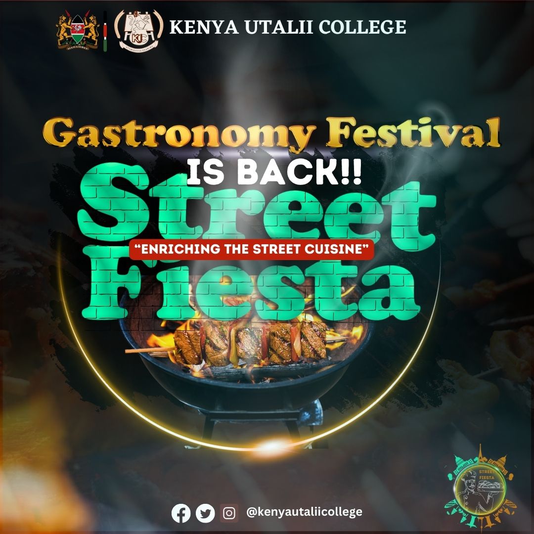 Gastronomy Festival Is Back!! And you are invited! 

The event that is conceptualized, organized, and executed by Utalii students makes its return in November this year. (Thread) 1/3

#gastronomytourism #gastronomyfestival #KenyaUtalii #utaliicollege