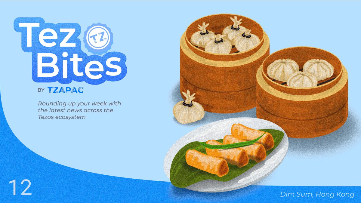 TzApac's tweet photo. This week’s #Tezbites is like a dim sum feast straight from the charming tea houses of Hong Kong - a variety of news and updates from around the #Tezos ecosystem that will leave you wanting more.

Get your yum cha fix 👇 https://t.co/ejd3CggZE7