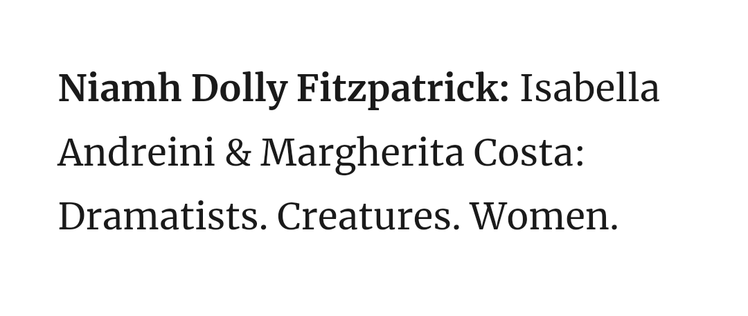 Ndfitzpatrick01's tweet image. What an exciting moment to see my name on the official agenda for the @WSGUK seminar series 😁 
Very excited to be given the opportunity to talk about two amazing Italian #divas

#conference #conferencepaper #italian #female #dramatists #phd #phdchat