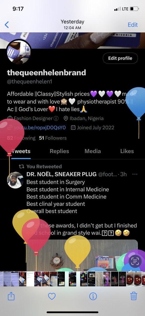 thequeenhelen1's tweet image. Got balloons 😌😤🎈Grateful to God the giver of life😌😤😍🙏#birthday #October13