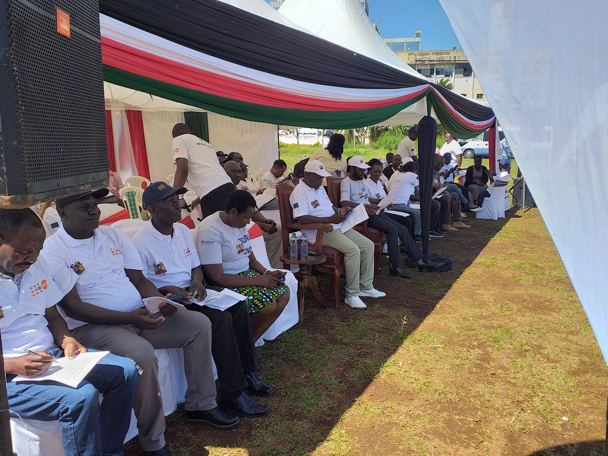 H.E. Prof. Peter Anyang' Nyong'o Governor, Kisumu County leads the commemoration of International Day for Disaster Risk Reduction in Kisumu as we celebrate this annual event.