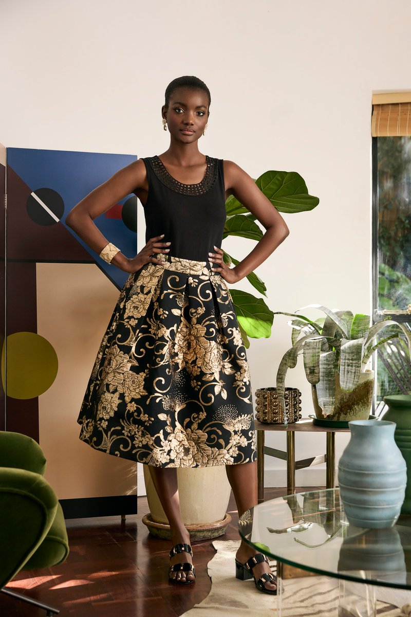 How to wear monochromes in Summer? Pair them up - this is easy when colour-blocking, but works just as well by adding the boldness of a statement skirt. Shop the featured items in-store now at #Queenspark