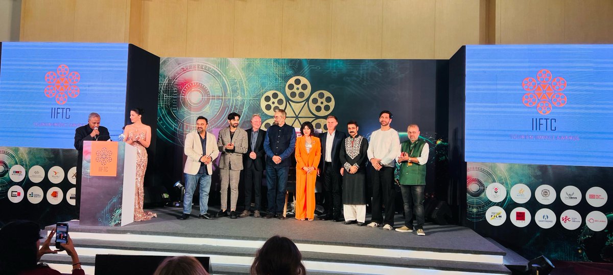 prosenjitbumba's tweet photo. It was an honour to receive the #IIFTC Tourism Impact Award for Cinematic Excellence on behalf of Team #KakababurProtyaborton. Thank you #IIFTC!
Congratulations to the entire team of our film!
@srijitspeaketh @AryannBhowmik @Anirban_C_ @iindraadip #SoumikHaldar @abhishekdagaa @iammony @shrikantmohta @SVFsocial