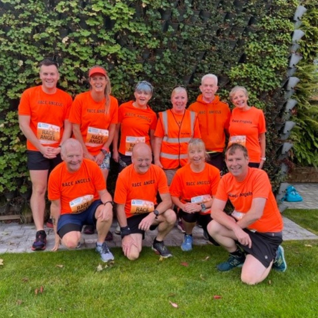 Race Angels 😇 we can't thank you enough for everything you did to support our MBNA Chester Marathon &amp; Metric Runners.

You are all true angels and the most motivating, encouraging, and expert running buddies  🏃‍♂️🏃‍♀️

As volunteers what you do is awesome 💪
We really hope you'll be