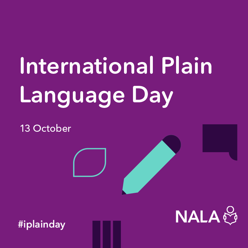 nalaireland's tweet photo. Happy International #PlainLanguage Day ✏️
Using plain language means that intended readers can easily find what they need, understand what they find, and use that information
Read some tips ⬇️
https://t.co/hD2PSX6zti
#iplainday
@plain_language
@PLAIN_Lang_Intl https://t.co/yW6QiWCwdN