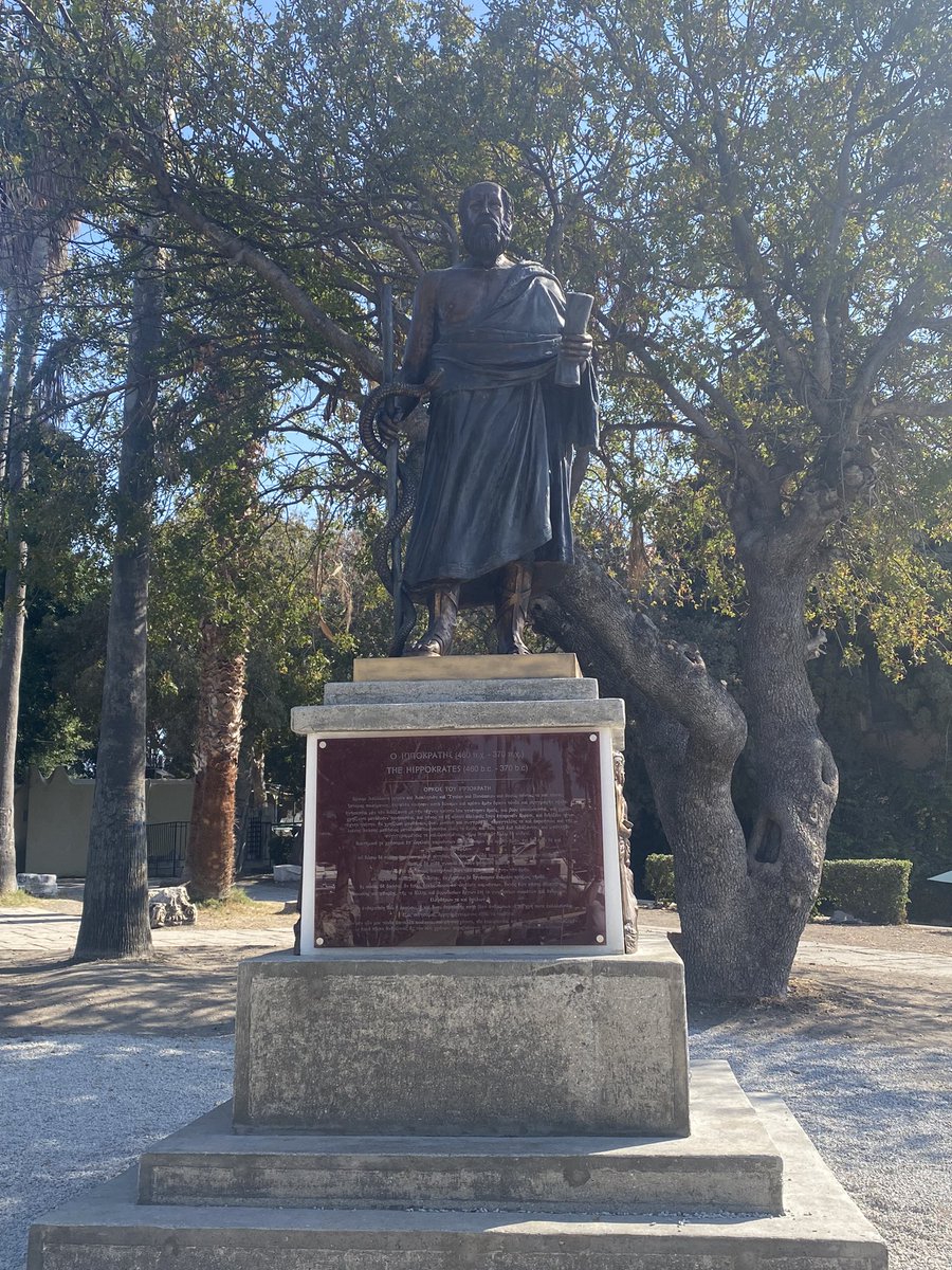 Happy AHP day! All the way from Kos and the founder of medicine and health Hippocrates #AHPDay2023