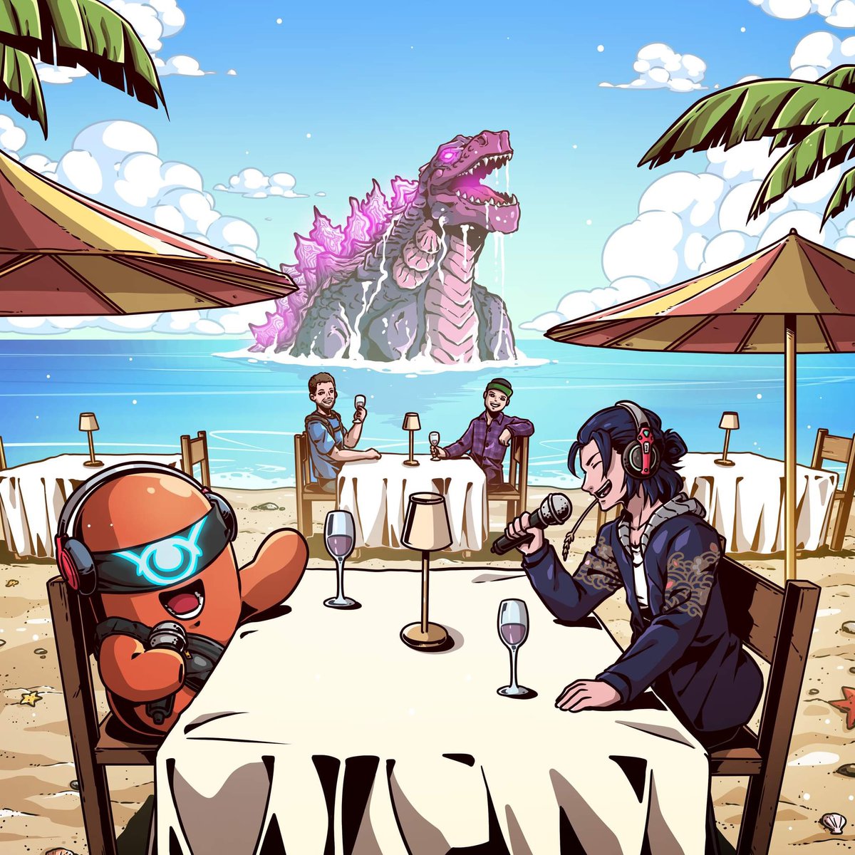 GM Legends.
I'm grateful for the knowledge sharing sessions on the Web3 space.
These individuals have formed a robust community.
Thank you <a href="/Sanza_eth/">Not Sanza</a> &amp; <a href="/shotguncaio/">shotgun</a> for commissioning this artwork.
Art by @9FStudioCompany
Please connect with me if you want to create your own