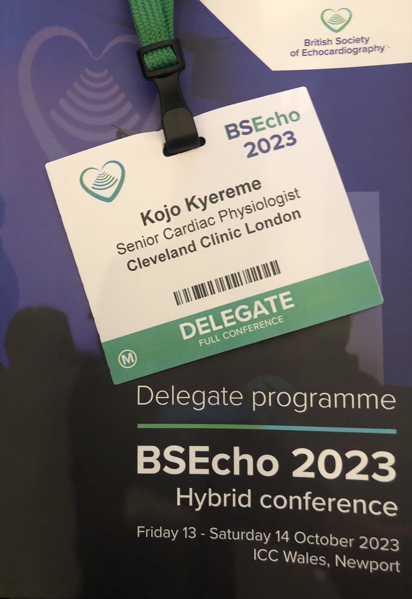 It’s started! 
31st Annual British Society of Echocardiography 💚 #BSEcho <a href="/BSEcho/">BSEcho</a>