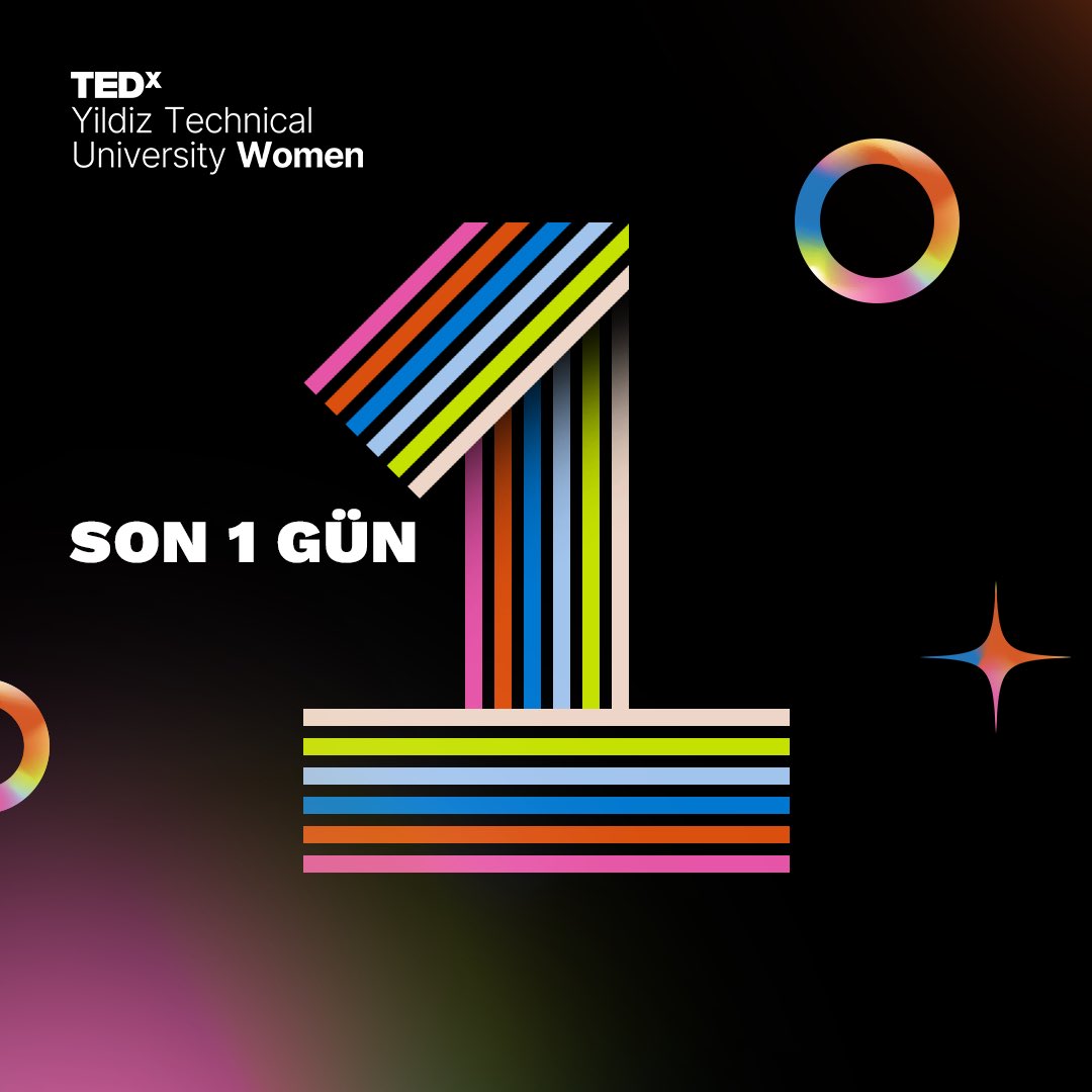 Nefesler tutuldu! ⌛️TEDxYildizTechnicalUniversityWomen etkinliği için son 1 gün ❗️
14 Ekim’de Davutpaşa Kongre ve Kültür Merkezi’nde TEDxYildizTechnicalUniversity sahnesinde buluşalım ❌🤩

#tedx #tedxtalks #tedxyildiztechnicaluniversity 
#tedxyildiztechnicaluniversitywomen