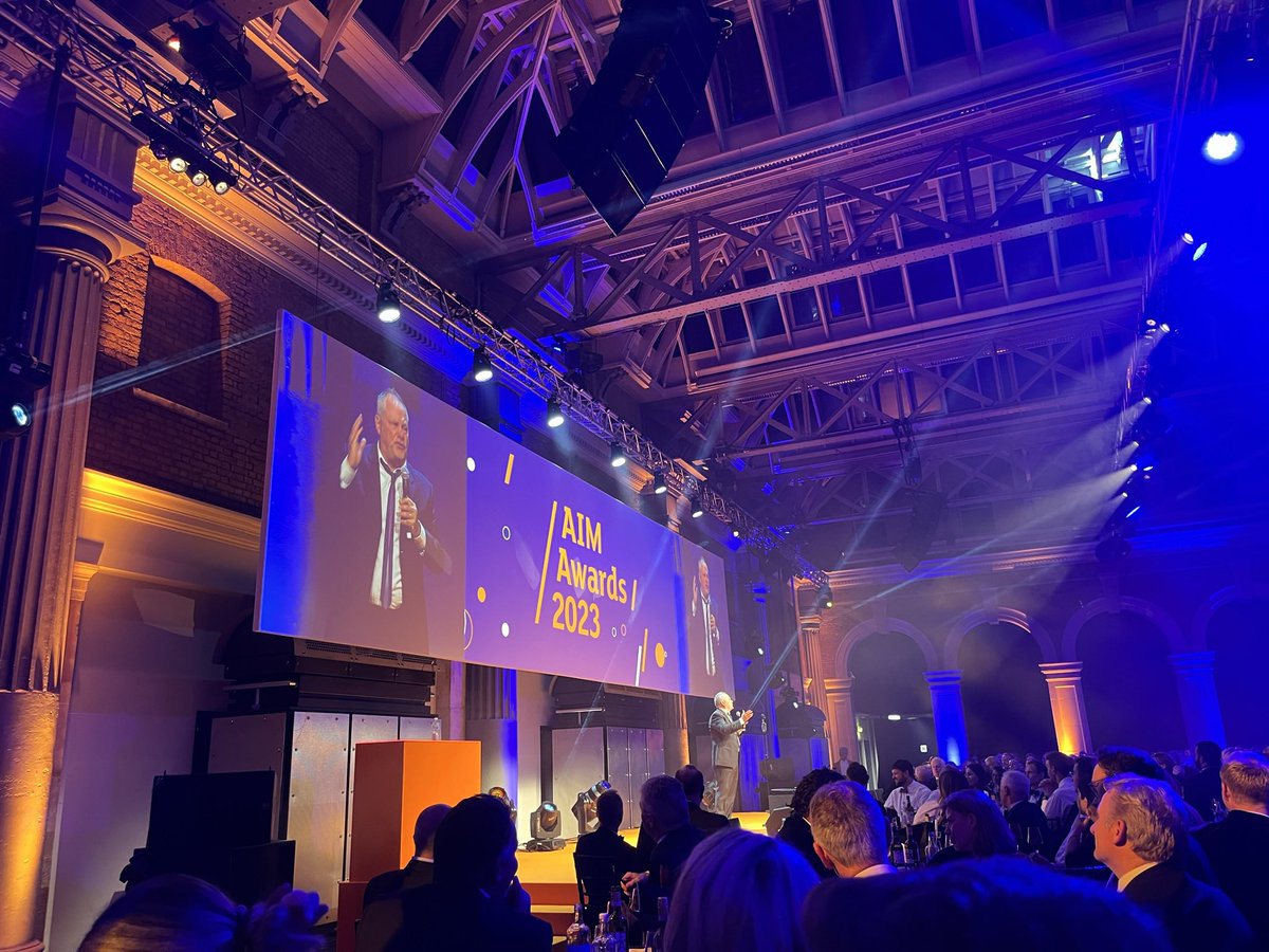 clarissamapson's tweet image. Great to attend the @AIM_Awards courtesy of the lovely @PerivanLtd crew. A fantastic night with deserving winners and a bit of #JackDee thrown in too!