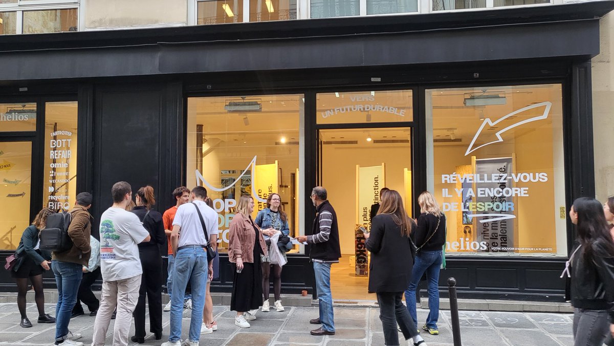 Jusqu'à dimanche, venez nous rencontrer 14 rue d'Uzès dans notre Pop'hope store !

Une expérience immersive pour comprendre son impact environnemental personnel 🌿
Et surtout des solutions ! Un village de marque partenaires pour vous aider à consommer mieux, à pris abordable ! 🌟