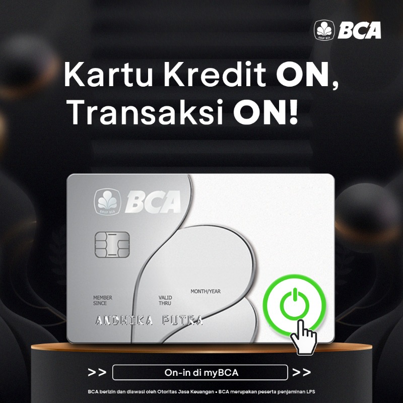 GoodLifeBCA's tweet photo. Mau aktivasi Kartu Kredit BCA lebih mudah? 💙
Kapan aja kamu bisa aktivasi, kontrol kartu, request limit, blokir kartu, cek detail kartu, hingga ubah PIN dengan mengakses aplikasi myBCA. #NyamannyaDuniaMyBCA #EdukaTips
Cek caranya di link berikut ya, GoodFriends!