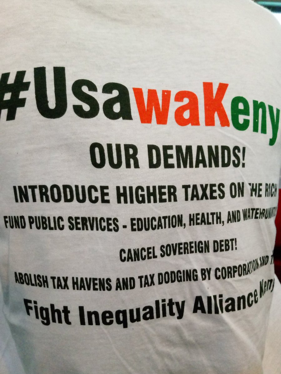 #usawakenya #peoplesalternatives #canceldebts
The Kenyan tax should match the public services <a href="/KenyaFIA/">Fight Inequality Alliance Kenya</a> <a href="/FightInequality/">#FightInequality</a>