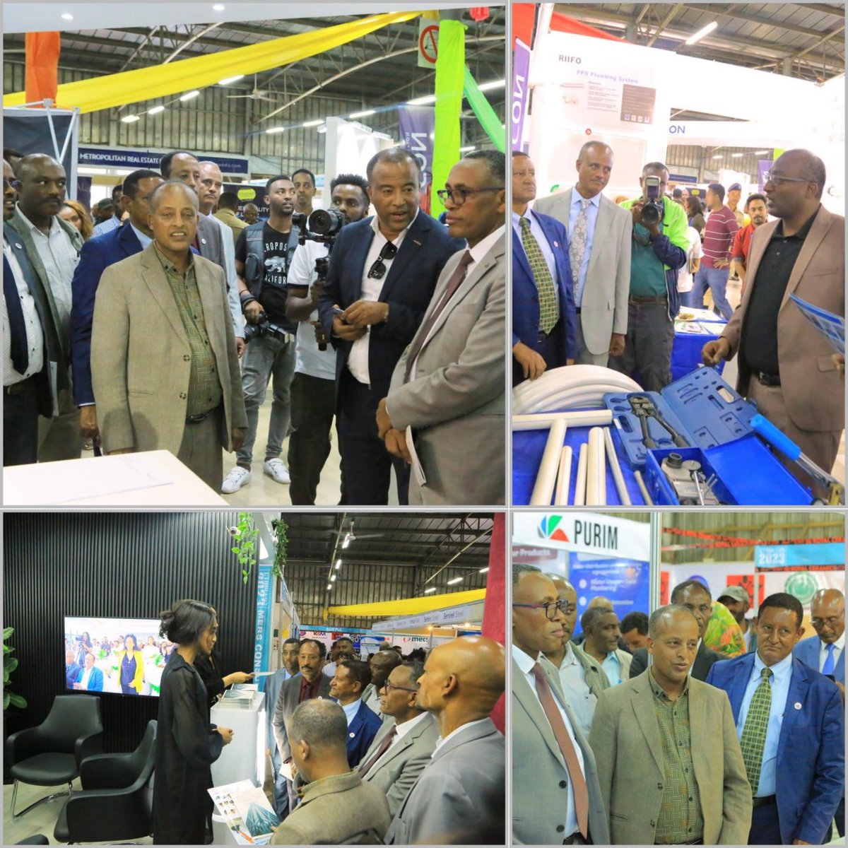 ethio_con's tweet photo. Ethio-Con2023 International Construction Exhibition – Opening day in pictures.  

VISIT | SOLICIT ALTERNATIVES | NETWORK | BUILD PARTNERSHIPS

ETHIO-CON2023 (October 12 – 15/2023: Addis Abeba Exhibition Center) 

Organized by CCAE https://t.co/kHNbArt1q3