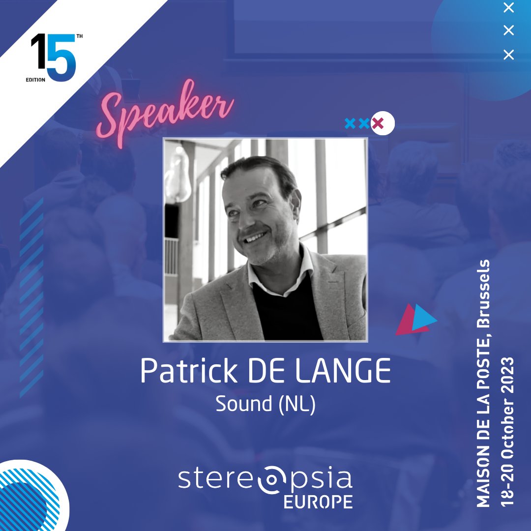 XRECO_EU's tweet photo. Nico Patz (@DeutscheWelle) & @patrickdelange (Sound Innovation) are set to dazzle at @Stereopsia with #XReco. Dive into the realms of #XR & #immersive #media with them!
Stereopsia Europe: Oct 18-20 - Brussels, Belgium
👉https://t.co/jlj1DDOGlV
ℹ️https://t.co/yMqzLmIrUJ https://t.co/zvmTtwAqml