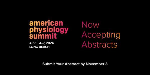 Do you have exciting results in water and electolyte physiology? Consider submitting an abstract to our featured topic "Water and electrolyte balance - Cell, Organ, and Whole Organism Physiology" at <a href="/APSPhysiology/">American Physiological Society</a> Summit 2024 in Long Beach. <a href="/phySHEologist/">Dr. Amanda Marks</a> ow.ly/QpM450PUCMl
