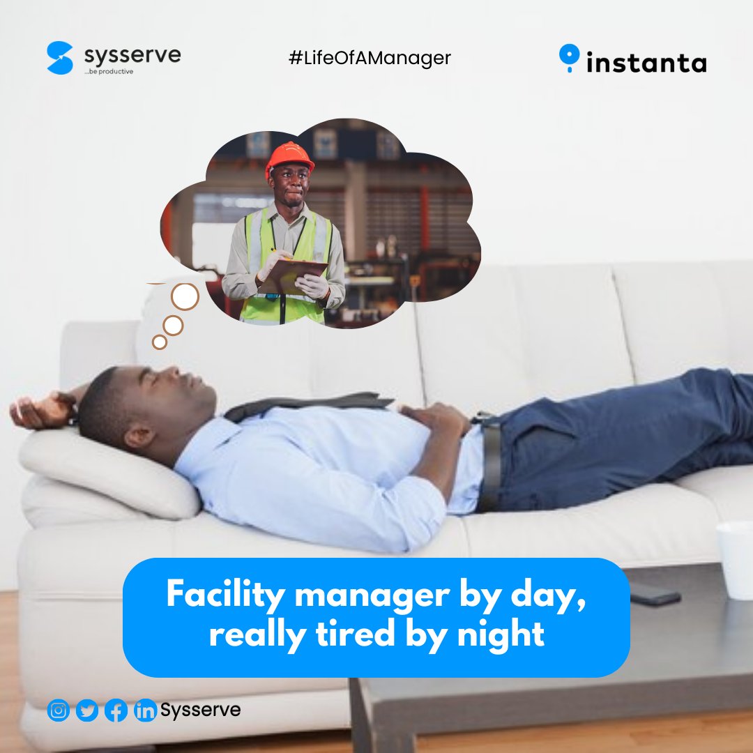 It is probably not a weekend for facility managers 😞

But, here we are telling you that your hard work doesn't go unnoticed. 👏

Take a breather Today 🧘‍♂️

#facilitymanager #fleetmanager #lifeofamanager