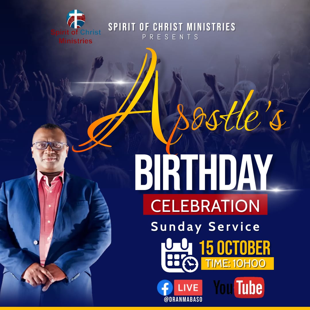 amabaso's tweet photo. Please join us for a refined birthday celebration in honor of Apostle Dr AN Mabaso. The event will take place at Prayer City Holy land, and your presence would make the occasion even more special. https://t.co/KqxkKabCos