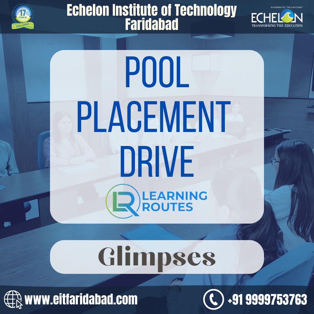 echeloncollege's tweet image. @echeloninstituteoftechnology ⚡Glimpses of Learning Routes  campus drive!

#Echelontech #campusdrive #placement #EchelonAdmissions