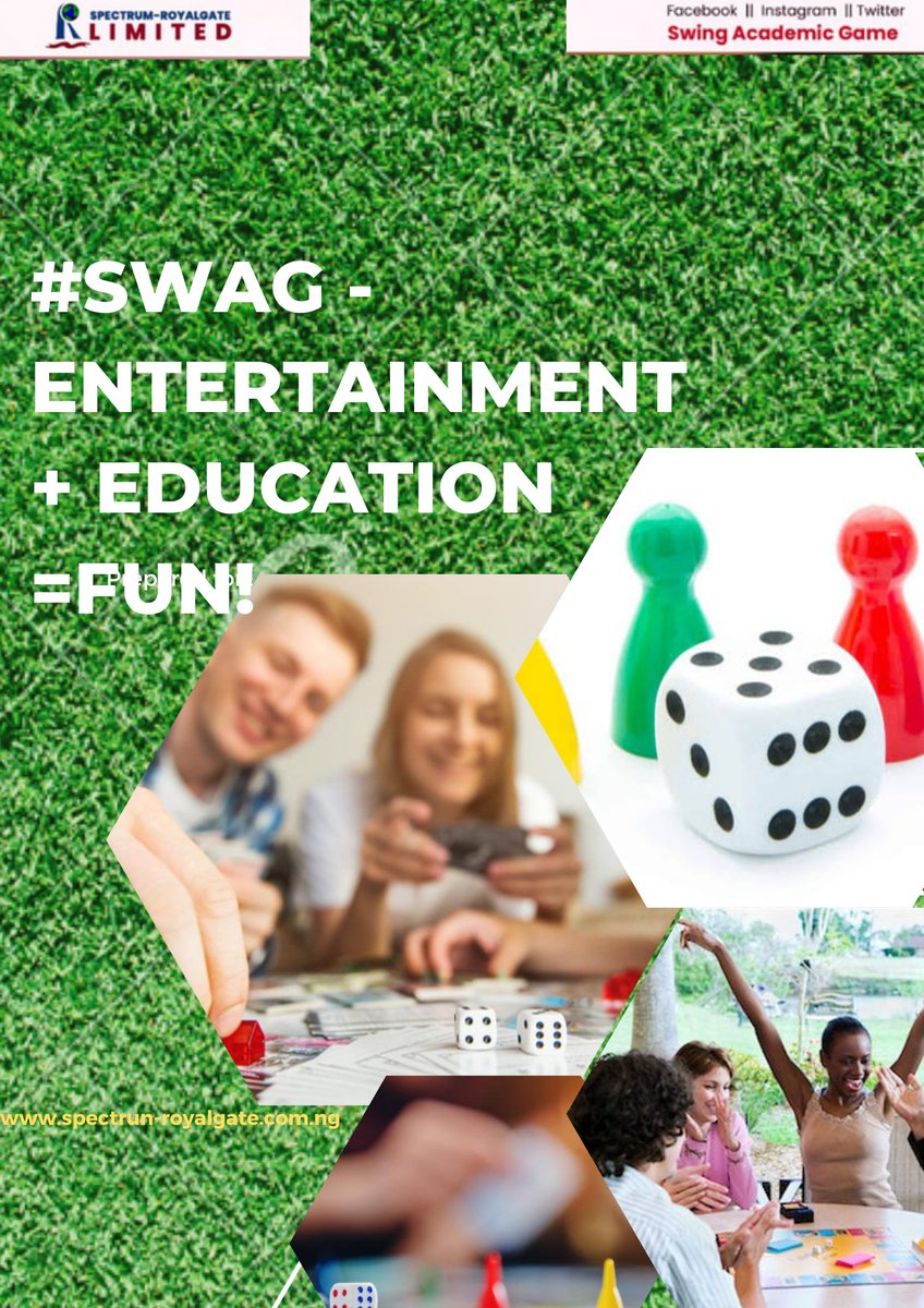 TGIF, it's a fun day with #SWAG💃💃💃

#watchout #Swaglearninginnovation #swingacademicgame(SWAG) #swagboard #swagapp #swagchampionship #learningmadeeasy #ComingSoon