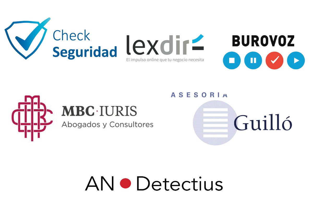 _DETCON_'s tweet image. Queremos dar las gracias a nuestros sponsors que hicieron que este #detcon2023 fuera #otrahistoria! 

Mil gracias! 🫂🫂

Burovoz
Check Seguridad
Lexdir
Asesoria Guilló
MBC IURIS
AN Detectius