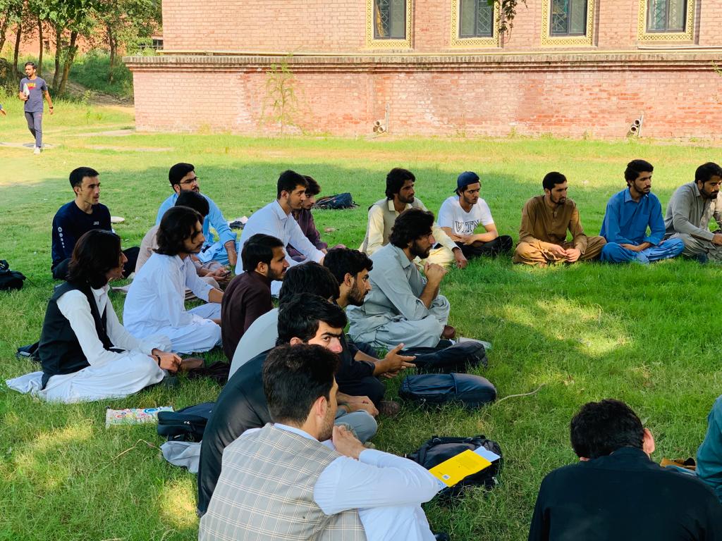 PSCIIUI's tweet photo. Pashtun Students Council hosted a study circle at new campus, focusing on the Israel-Hamas conflict and its global economic and prosperity implications.
The discussion also delved into the historical context of Arab nationalism.
#PSC_IIUI https://t.co/rakvk5lEiu