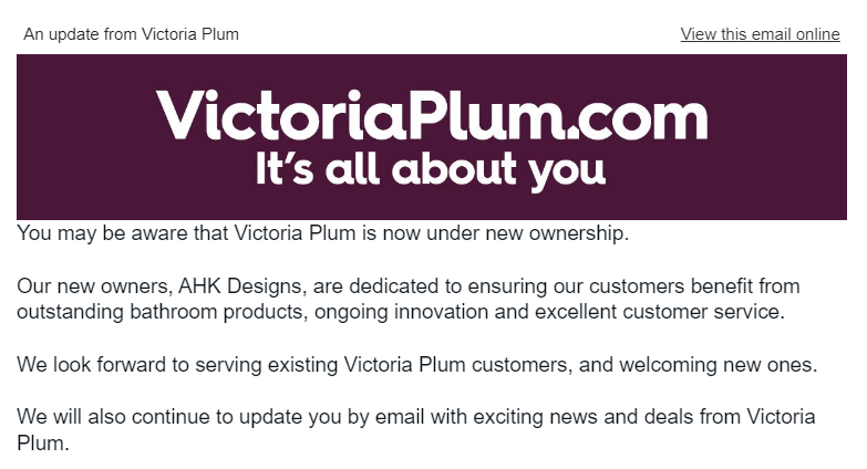 helenfarndon's tweet photo. @VictoriaPlumUK as an existing customer with an unfinished bathroom, will you continue to serve us? We have had no response to our phone calls and emails so it suggests not... could you please put your actions where your words are and help rectify? #VictoriaPlum #CustomerService https://t.co/QuwYbu98JA