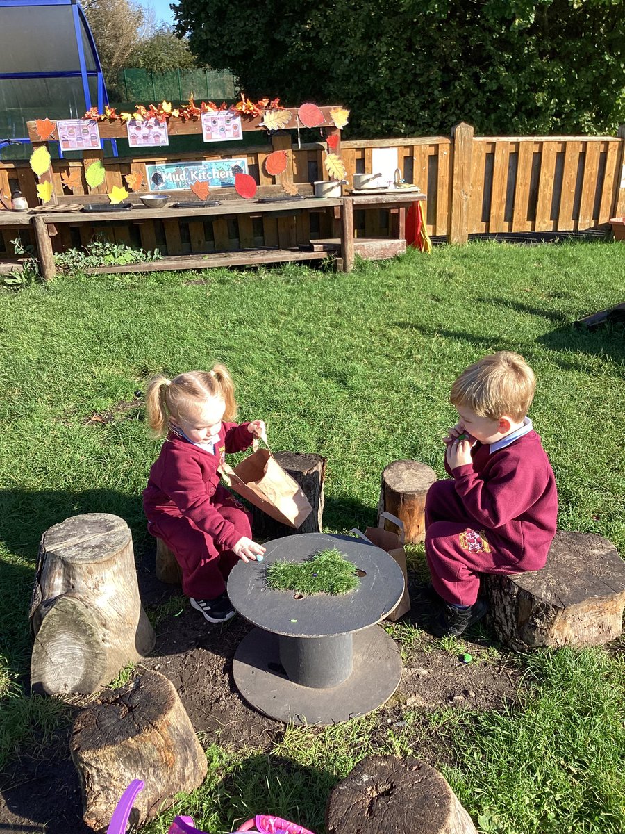 StBellarmine's tweet photo. Mr Pandas doughnut shop has opened this week at Nursery. The children are remembering their manners by saying Please and Thank you when buying and selling. #PleaseMrPanda #communicationandlanguage https://t.co/ngW9EmtvLN