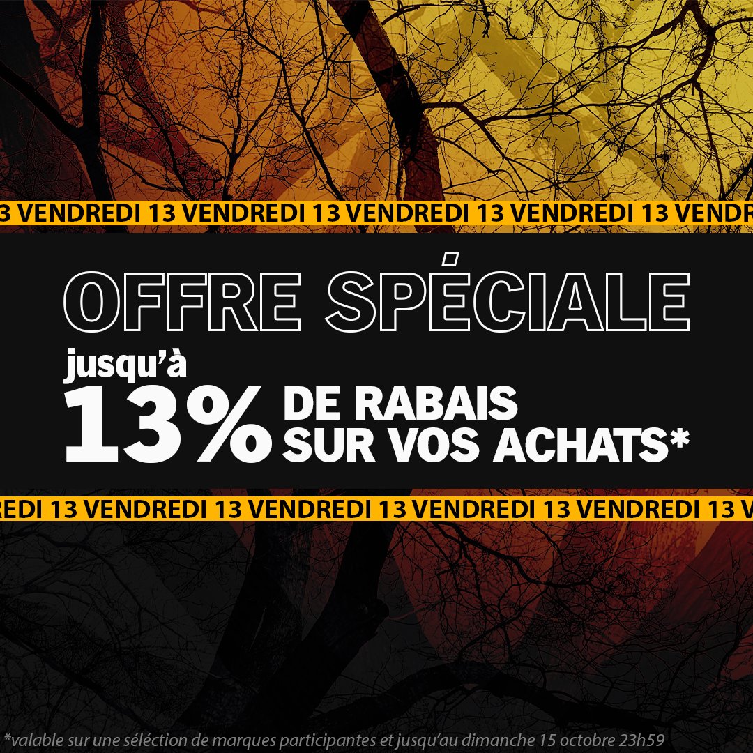 😱 OFFRES DU VENDREDI 13 😱

son-art.ch/shop/promotions

Profitez de nos offres exceptionnelles jusqu'à 13% de rabais sur tous les produits Showtec et Infinity 🤩🙌🎁

Offre limitée jusqu'à ce dimanche 15 octobre à minuit ⏳⏰

#vendredi13🍀 #friday13th #offreflash🌟