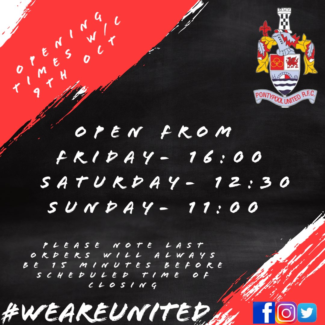 Pontypool United RFC (@pontypoolunite) on Twitter photo 