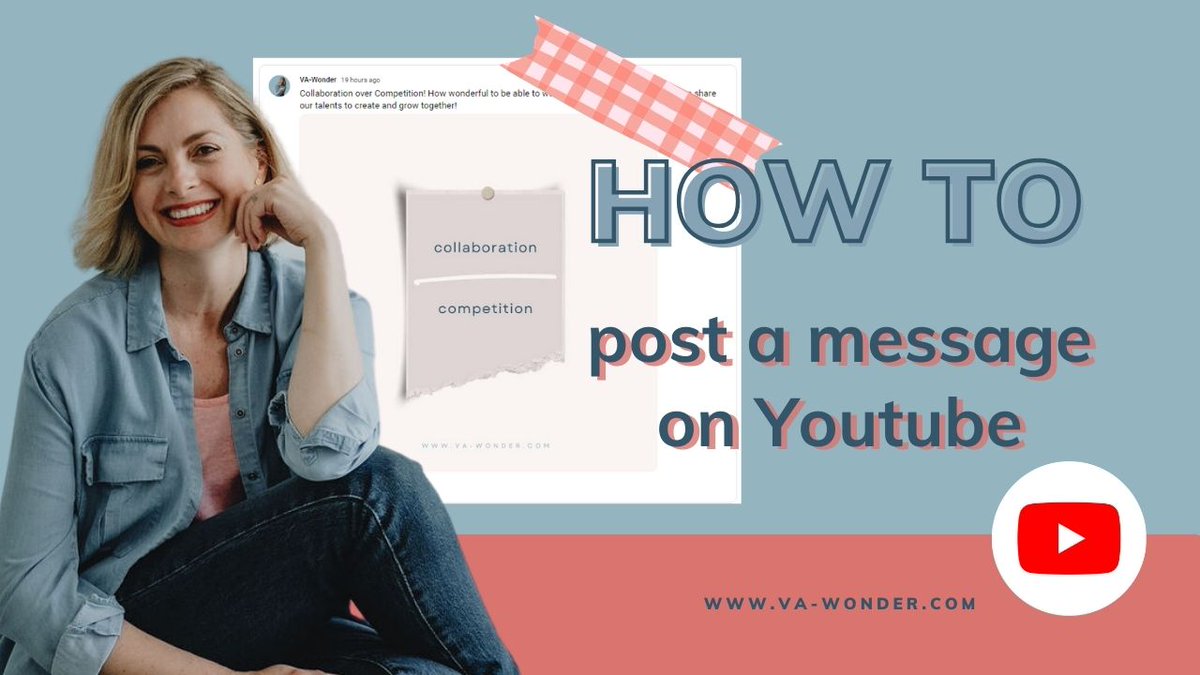Did you know that you can share posts/messages on YouTube so that you can stay in contact with your YouTube audience? Let me quickly show you how:

YouTube Video link: youtu.be/Z89wNTh-9NY

#youtubetutorial #va #virtualassistant