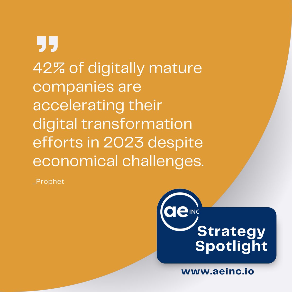Digitalization is no longer an aspiration, it's a necessity. ⌛
🔍Explore how we can enable your digital transformation journey today at aeinc.io
#AeInc #StrategicSpotlight #DigitalTransformations #EnablingSustainableGrowth