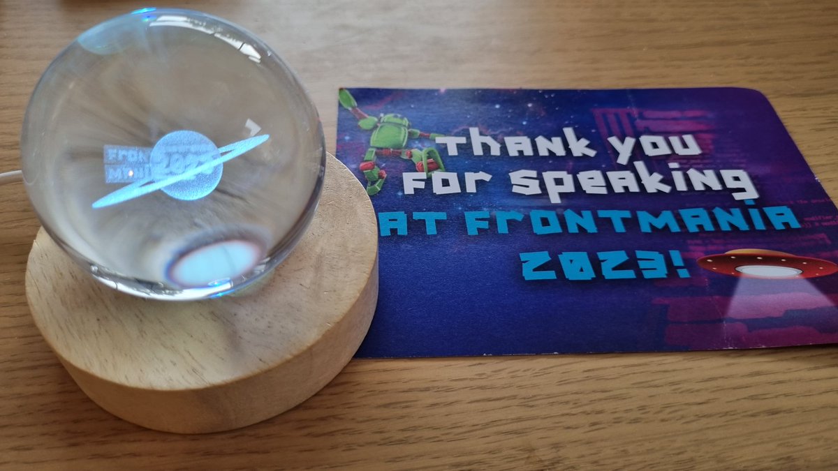 Had a blast doing my #TypeScript Inaccuracies talk at the <a href="/FrontMania/">Frontmania</a> conference yesterday.