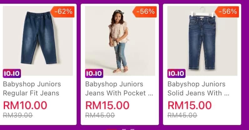 ApiliaTLazada's tweet photo. Babyshop buang harga!
Jeans baby RM10 jer👦👖

Murahhh, kalau di butik tak dapat oiii harga macam ni.
Tengok sini: https://t.co/5A4BowFPCM

Jeans toddler size RM15 jer. Murah terlajak sangat ni
Tengok sini: https://t.co/xW1nSTvVVR https://t.co/atTXzQMJ98