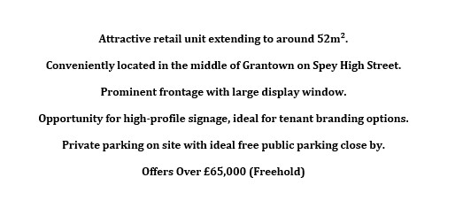 ASGCommercial's tweet photo. 🟡NEW TO MARKET - VACANT RETAIL UNIT - GRANTOWN ON SPEY🟡

Visit; https://t.co/usGVkhYyn9 https://t.co/AbJ1FY7LDq