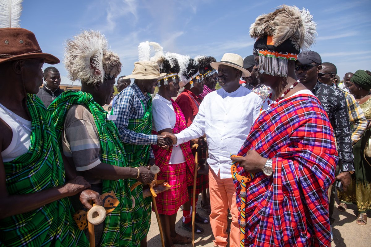 RailaOdinga's tweet photo. Touchdown in Lodwar for Tobong'u Lore, the Turkana Cultural Festival. https://t.co/CRnLTMqi7B