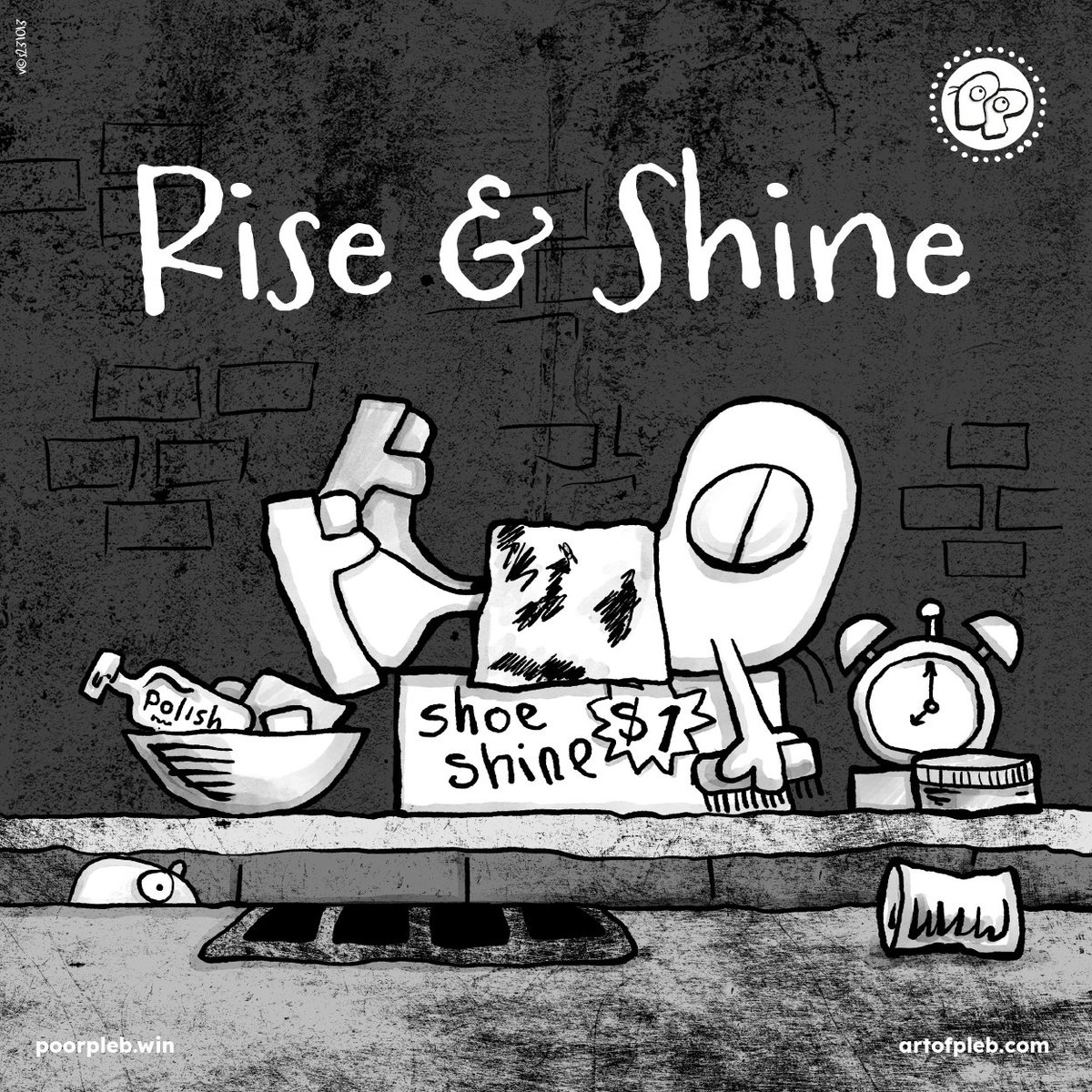 theartofpleb's tweet photo. 🌞 GM Pleebs...
🗓️ Another day
💴 Another dollar
🌈 if you're lucky

#inktober #inktober2023 #inktoberchallenge #inktober2023day13rise https://t.co/N9NkrWGHjP