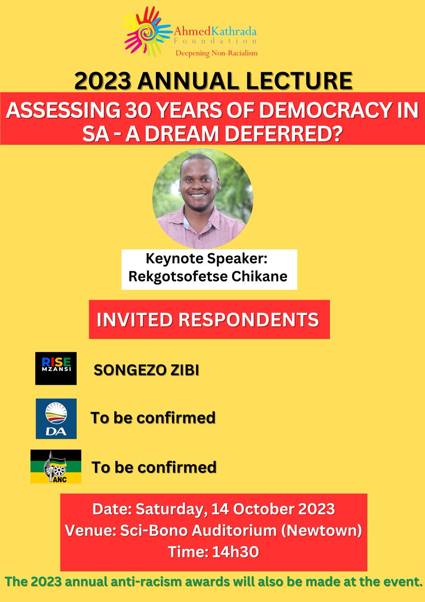 HAPPENING TOMORROW | Join us at our 2023 Annual Lecture

If you have not registered, please use the link to do so.

Link: forms.gle/wPsKoWhh2GqL19…