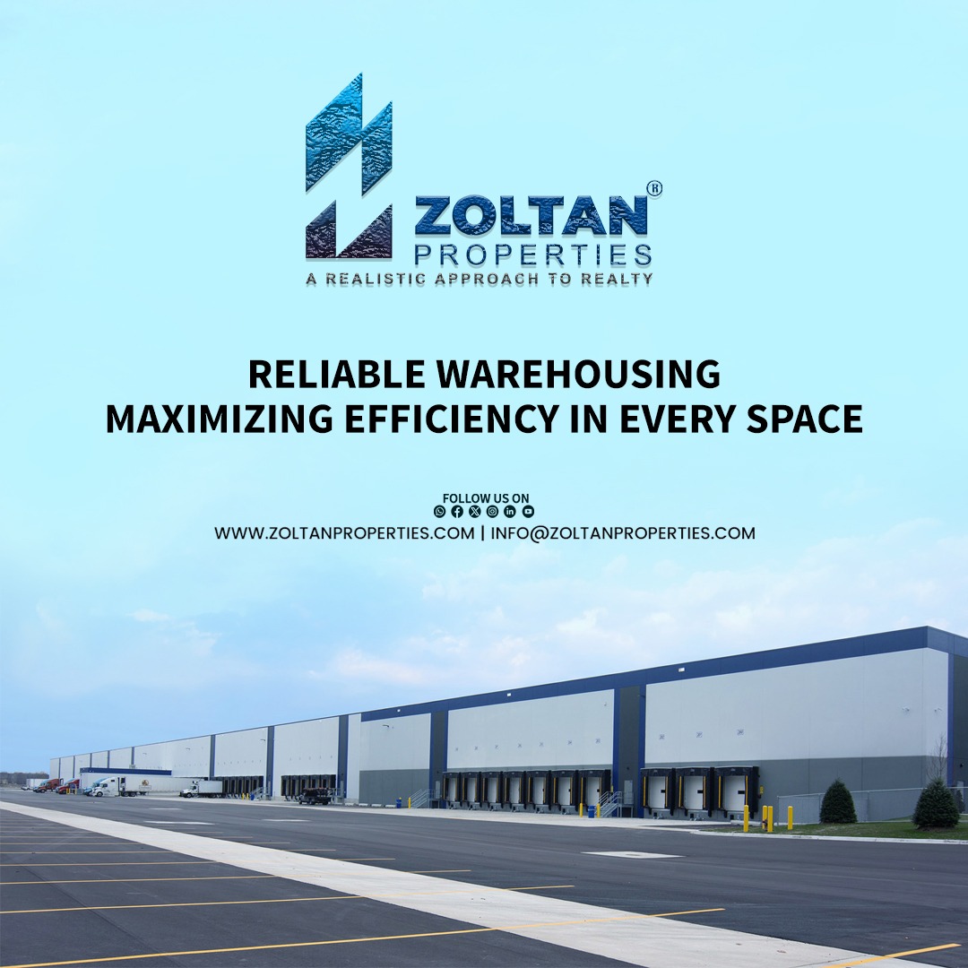 At Zoltan Properties, we optimize every available space with our reliable and secure warehousing solutions. Customizable, durable, and sustainable, our warehouses cater to businesses and individuals, ensuring efficient storage management.

#ZoltanProperty #WarehousingSolutions