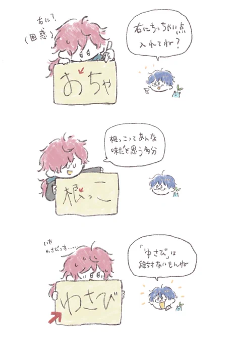 正しい字が描けないローレン何度も畳み掛けてきて笑った

#にじバラ仮 第60回
#イロ絵す 