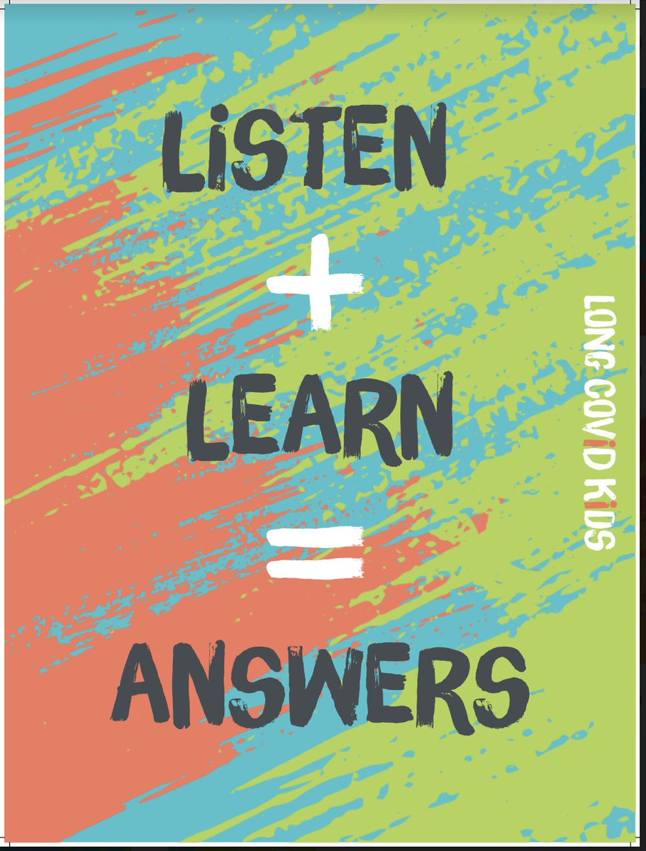 #GiveUsHope 
#ListenLearnHope 
#LongCovidRuinsLives 
I support the call by #LongCovidKids that the @covidinquiryuk appoint a paediatric Long Covid expert witness to help them understand what has happened to my child and all children and young people living with #LongCovid