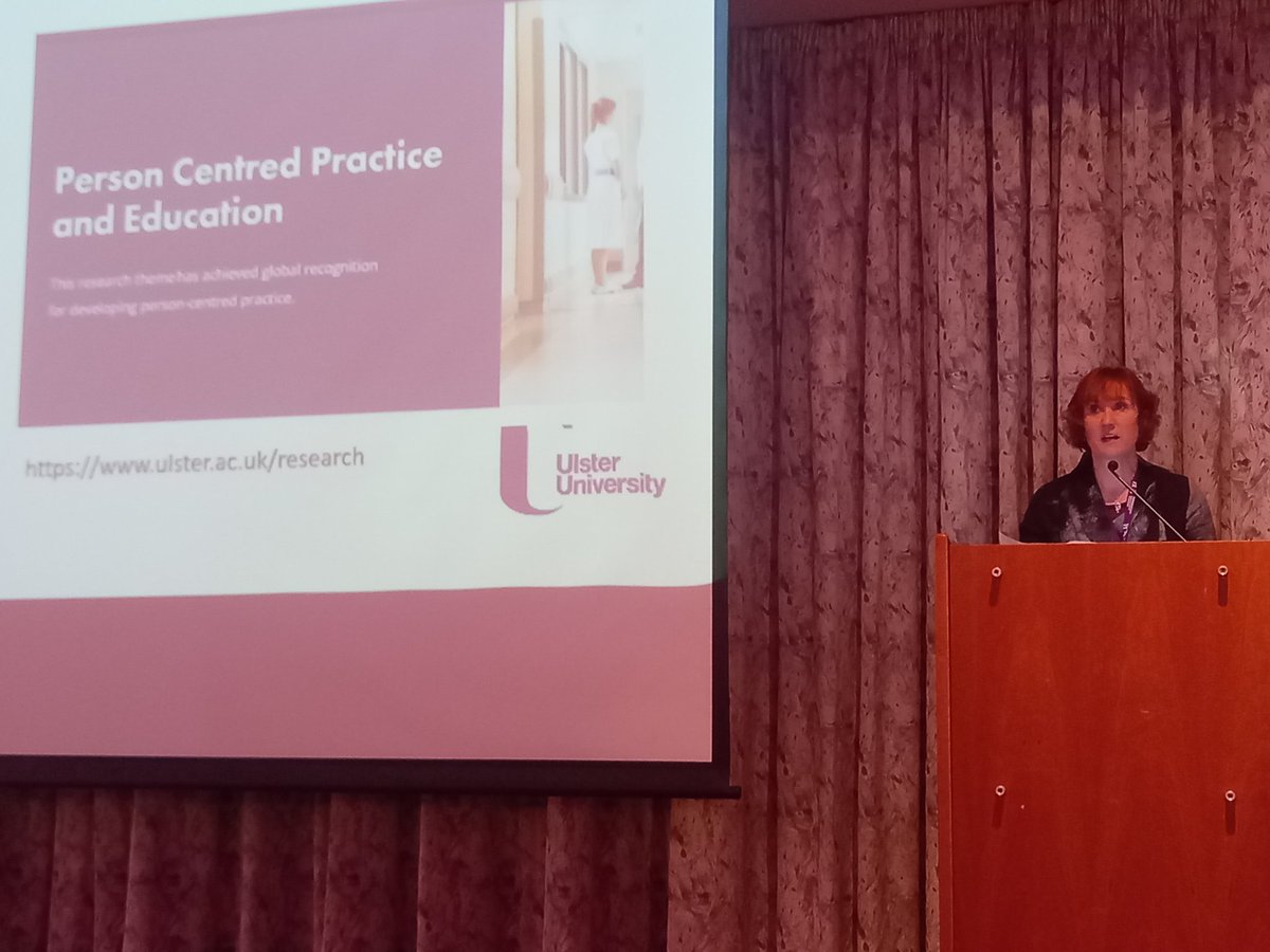 Encouraged to hear the work of <a href="/tanya_mccance/">Tanya McCance</a> <a href="/UlsterUni/">Ulster University</a>  talking about her work with <a href="/ProfBrendan/">Brendan McCormack</a> on the personcentred nursing  framework challenges of Person centredness , workplace cultures, healthful relationships between all

#BGSconf @frailtynetworkNI <a href="/AliPatterson2/">† Ali Patterson</a> <a href="/Age_NI/">Age NI</a>