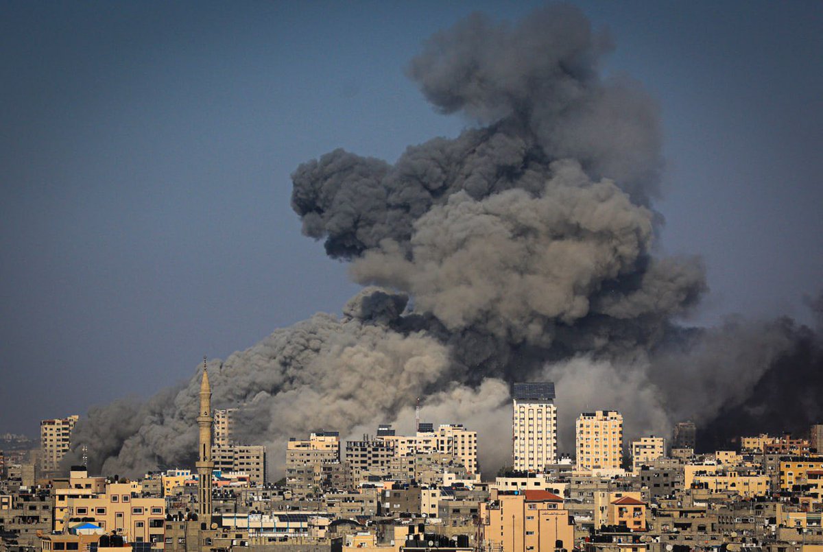 lsrael drops 6000 bombs on Gaza in 6 days, which nearly matches US total in Afghanistan in one year.