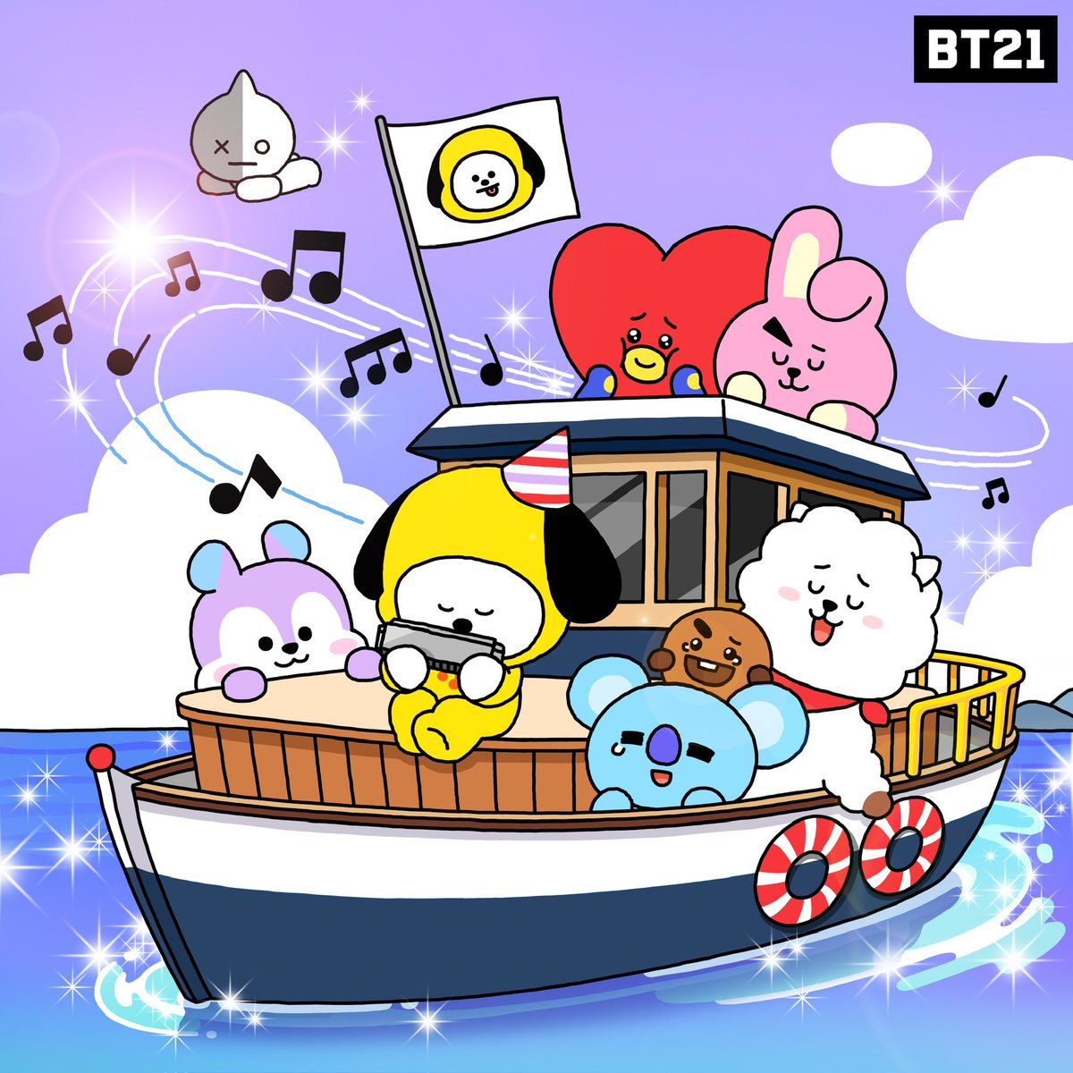 BT21 on X: CHIMMY songs will lead us to our dream destination