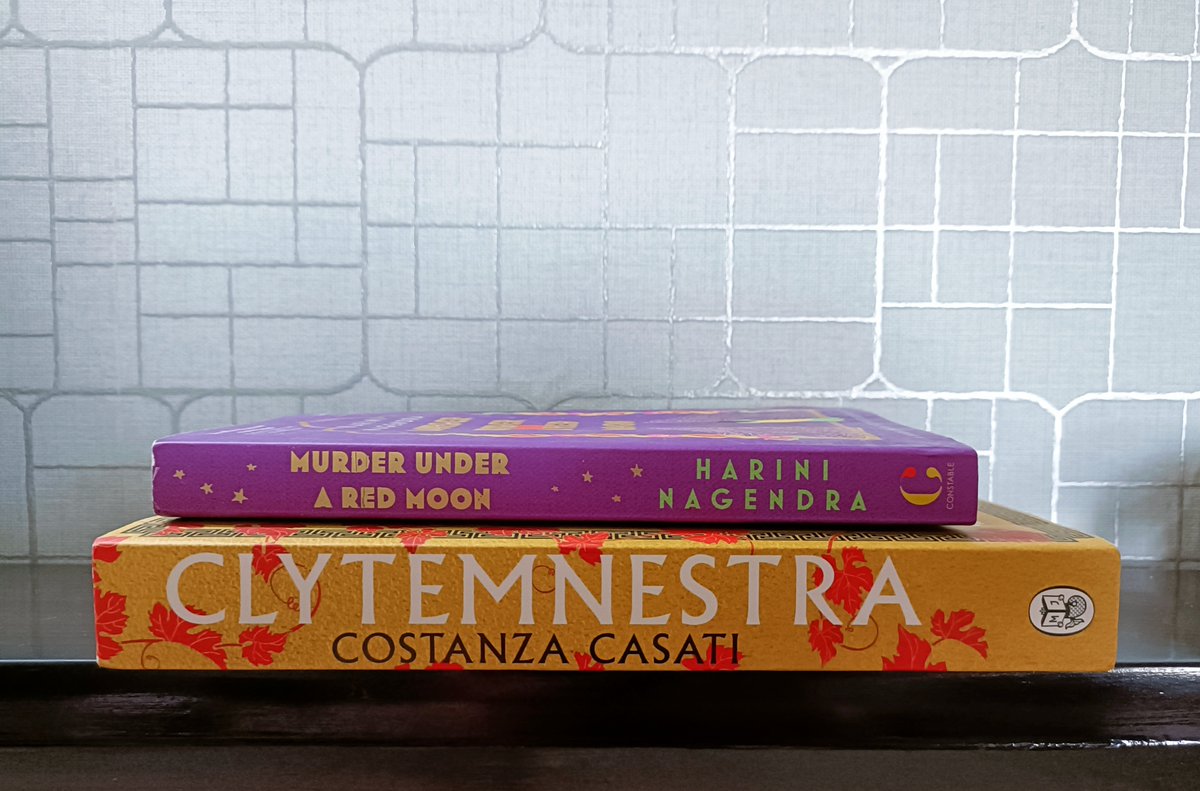 this month's tbr features some greek mythology (courtesy of @costanzacasati) and a bangalore whodunit (@HariniNagendra 's follow up to one of my favourite books from last year)