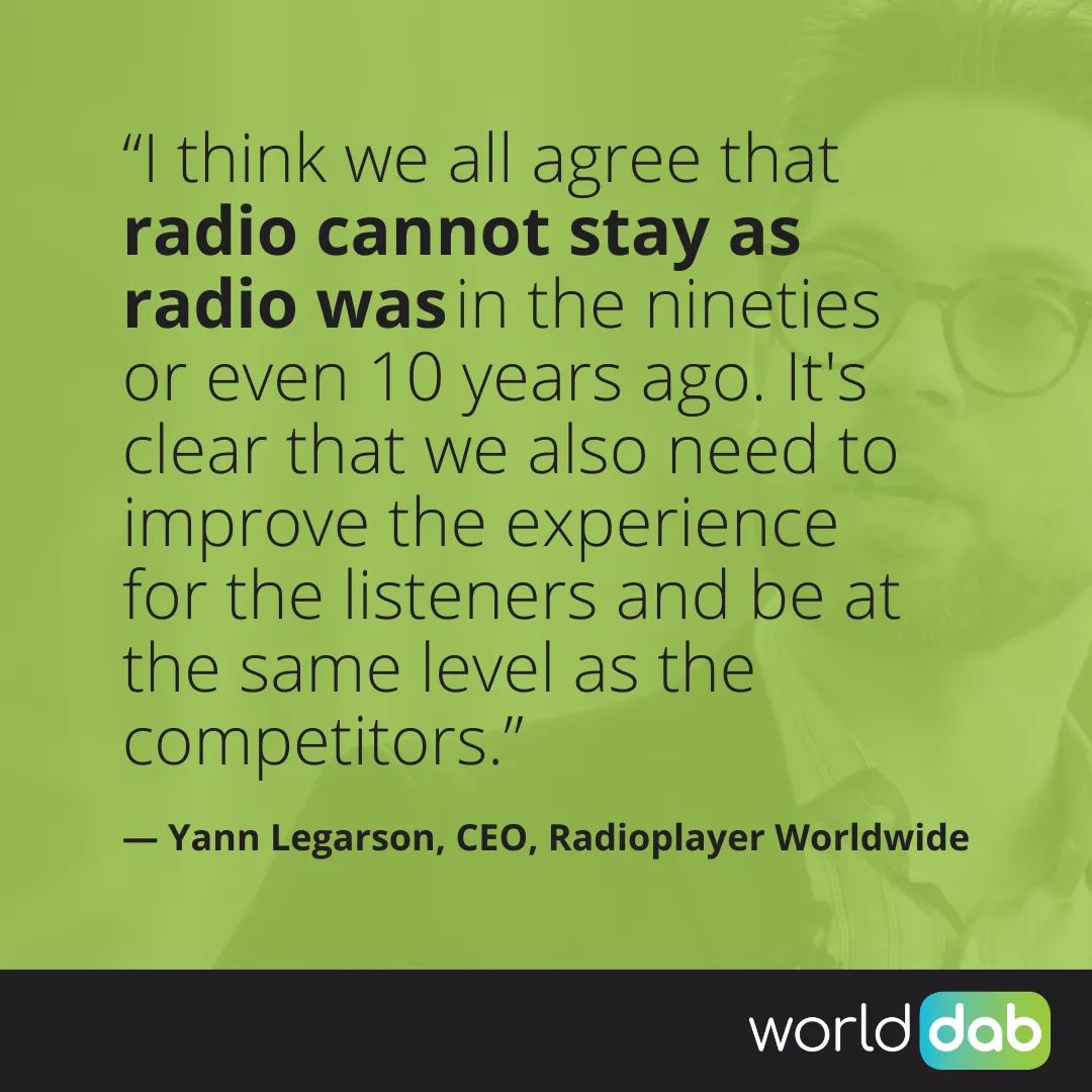 Catch <a href="/rpworldwide/">RadioplayerWorldwide</a>’s <a href="/ylegarson/">Yann LEGARSON</a> in conversation with Jean-Francois Labal, Digital Partnership Head, Renault at #WorldDABauto23.  

Full videos and presentations here: worlddab.org/events/detail/…